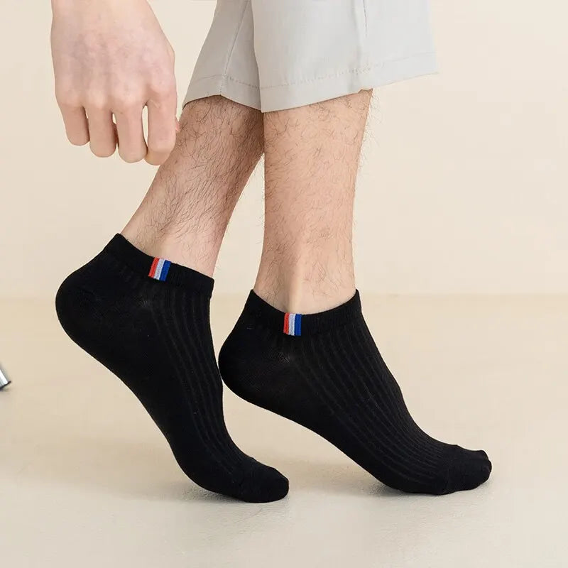 Men's Breathable Socks - Summer Mesh Low Cut Thin Sports Socks | Quick Dry - ZOOMNSTORE