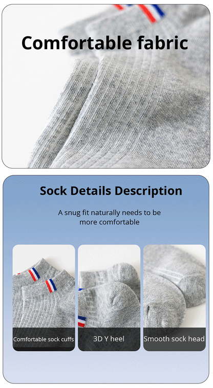 Men's Breathable Socks - Summer Mesh Low Cut Thin Sports Socks | Quick Dry - ZOOMNSTORE