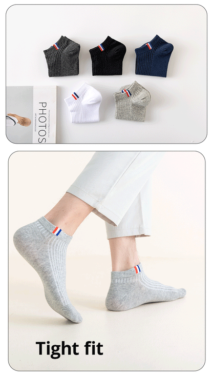 Men's Breathable Socks - Summer Mesh Low Cut Thin Sports Socks | Quick Dry - ZOOMNSTORE