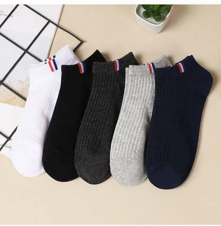 Men's Breathable Socks - Summer Mesh Low Cut Thin Sports Socks | Quick Dry - ZOOMNSTORE