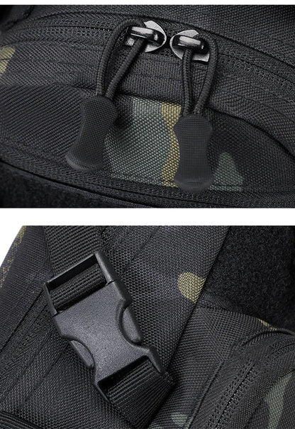 Mens Tactical Sling Bag - Outdoor Camping Fanny Pack for Hiking Climbing Cycling Fishing - ZOOMNSTORE