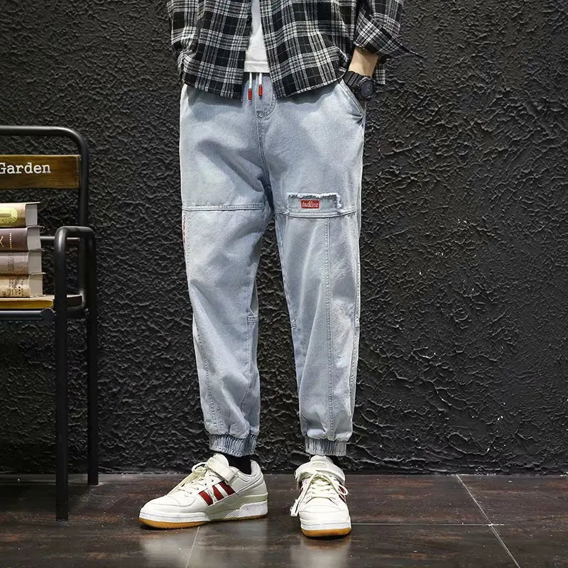 Mens Cargo Joggers - Streetwear Hip Hop Pants for Autumn  Spring - ZOOMNSTORE