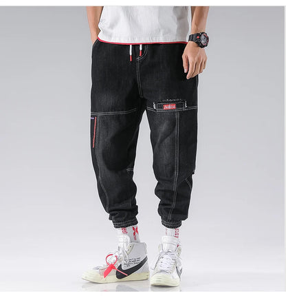 Mens Cargo Joggers - Streetwear Hip Hop Pants for Autumn  Spring - ZOOMNSTORE