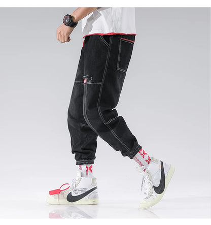 Mens Cargo Joggers - Streetwear Hip Hop Pants for Autumn  Spring - ZOOMNSTORE