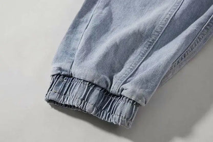 Mens Cargo Joggers - Streetwear Hip Hop Pants for Autumn  Spring - ZOOMNSTORE