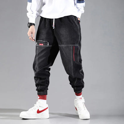 Mens Cargo Joggers - Streetwear Hip Hop Pants for Autumn  Spring - ZOOMNSTORE