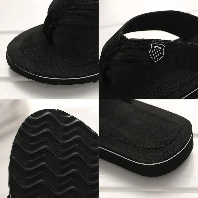 Mens Casual Flip Flops - Non-Slip Summer Beach Slides - ZOOMNSTORE