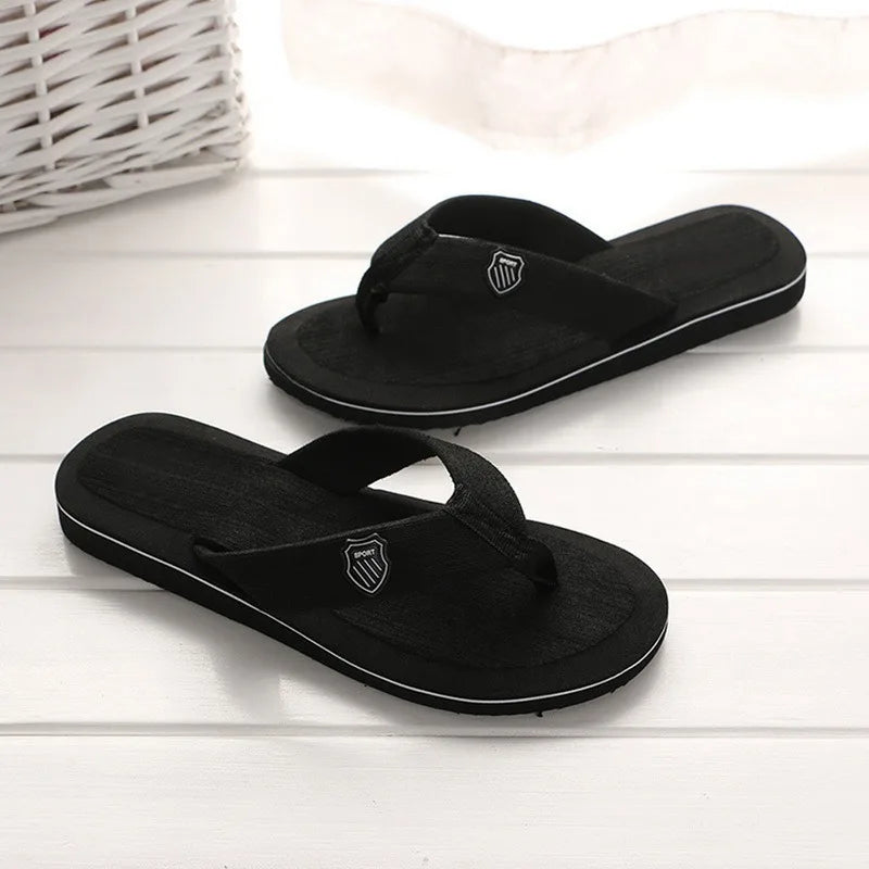Mens Casual Flip Flops - Non-Slip Summer Beach Slides - ZOOMNSTORE