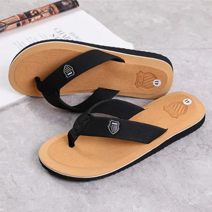 Mens Casual Flip Flops - Non-Slip Summer Beach Slides - ZOOMNSTORE