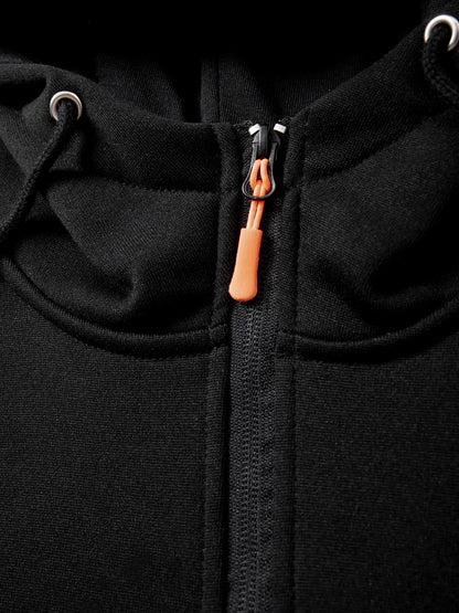 Men's Casual Hoodie - Autumn Winter Zipper Sports Hoodie With Multi Pockets - ZOOMNSTORE
