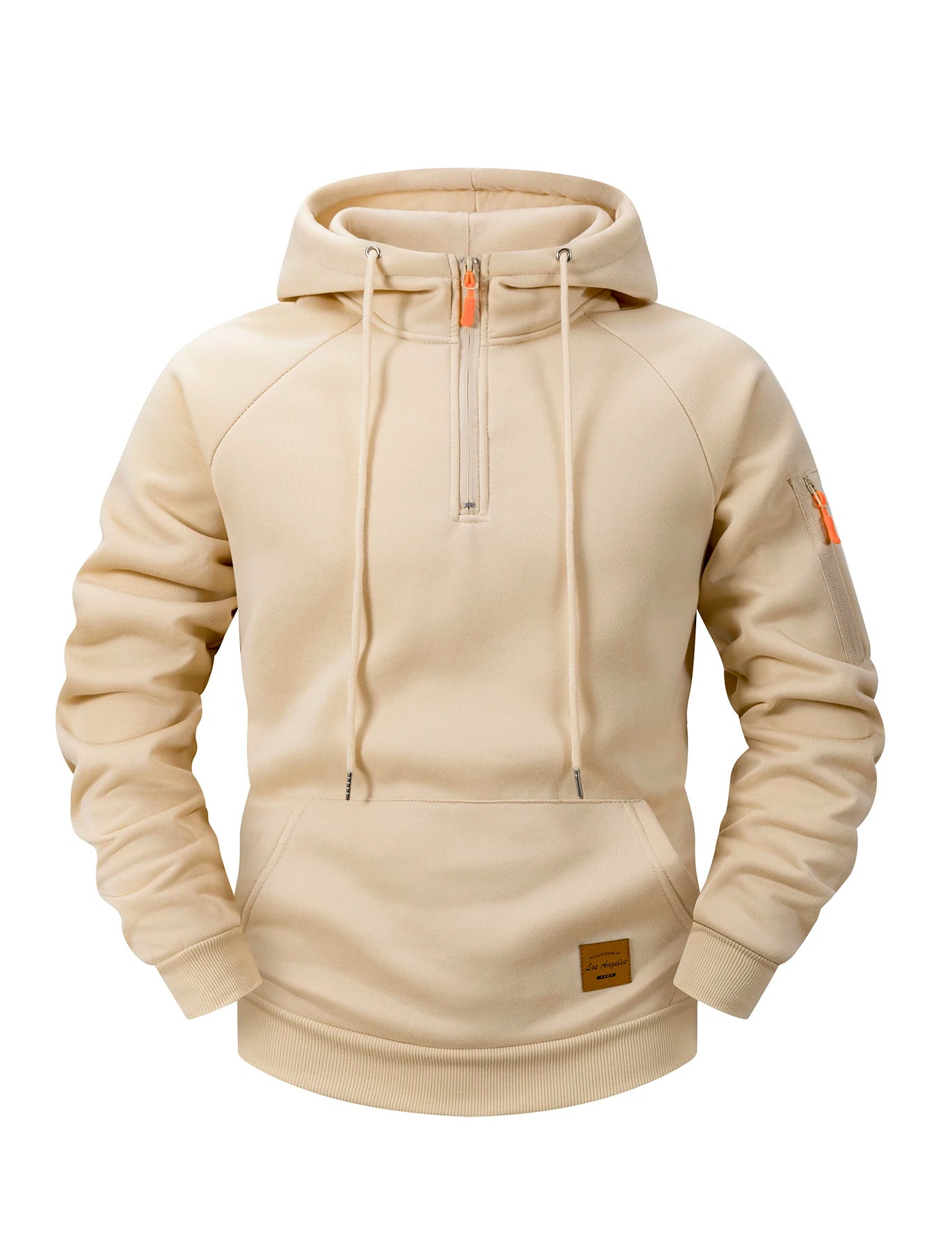 Men's Casual Hoodie - Autumn Winter Zipper Sports Hoodie With Multi Pockets - ZOOMNSTORE