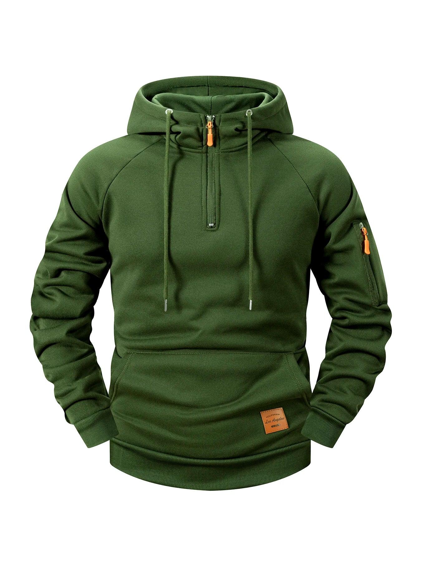 Men's Casual Hoodie - Autumn Winter Zipper Sports Hoodie With Multi Pockets - ZOOMNSTORE