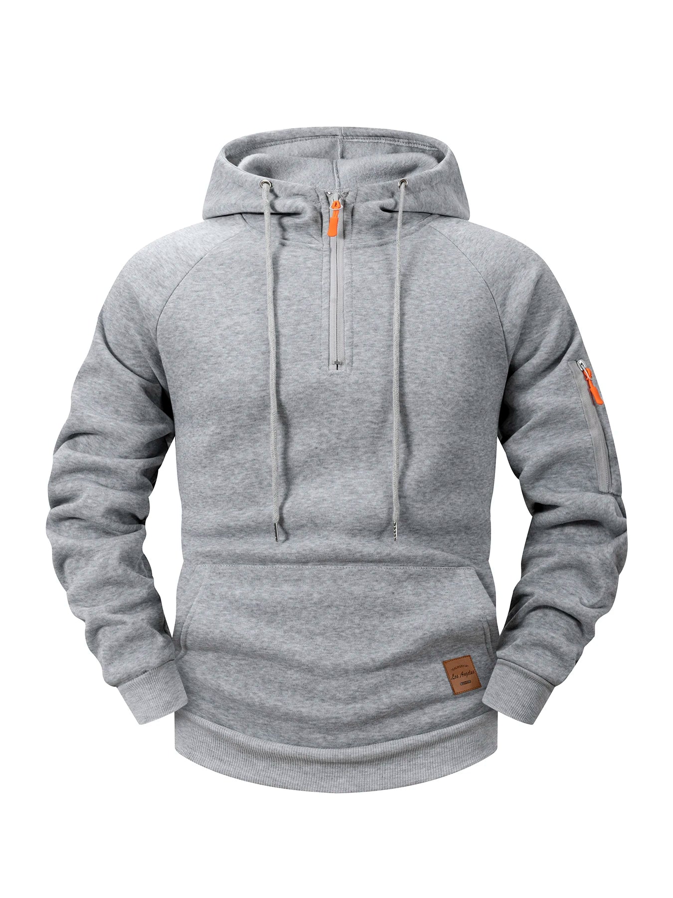 Men's Casual Hoodie - Autumn Winter Zipper Sports Hoodie With Multi Pockets - ZOOMNSTORE
