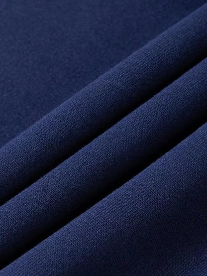 Men's Casual Hoodie - Multi Pocket Sports Sweatshirt With Half Zip, Warm Fleece Pullover - ZOOMNSTORE