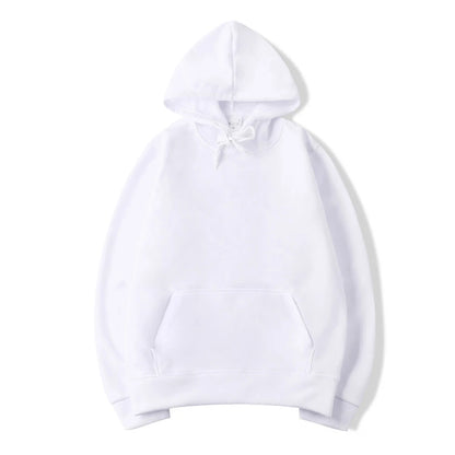 Mens Oversized Hoodie - Casual Solid Color Pullover Sweatshirt - ZOOMNSTORE