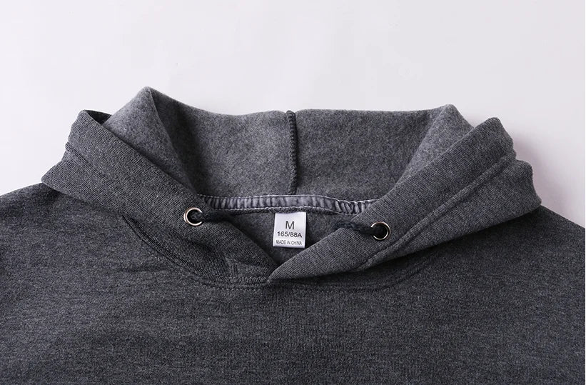 Men's Casual Hoodie - Printed Spider Sweatshirt | Thick Knit Autumn Winter Pullover - ZOOMNSTORE