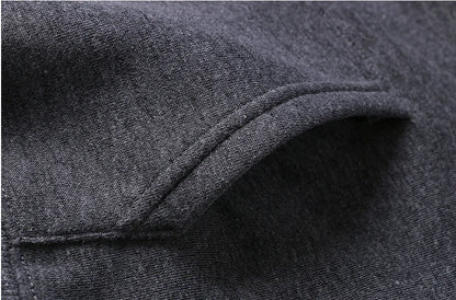 Men's Casual Hoodie - Printed Spider Sweatshirt | Thick Knit Autumn Winter Pullover - ZOOMNSTORE