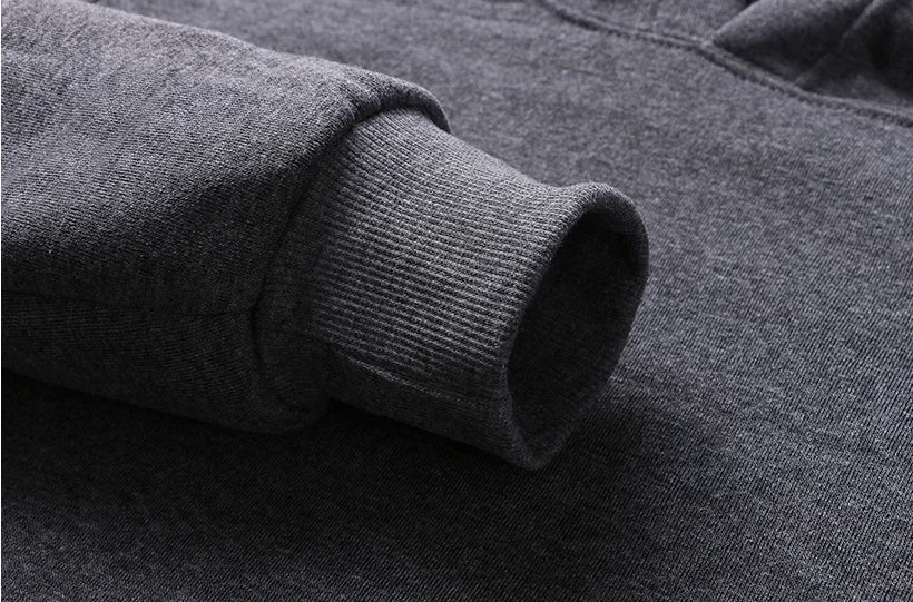 Men's Casual Hoodie - Printed Spider Sweatshirt | Thick Knit Autumn Winter Pullover - ZOOMNSTORE