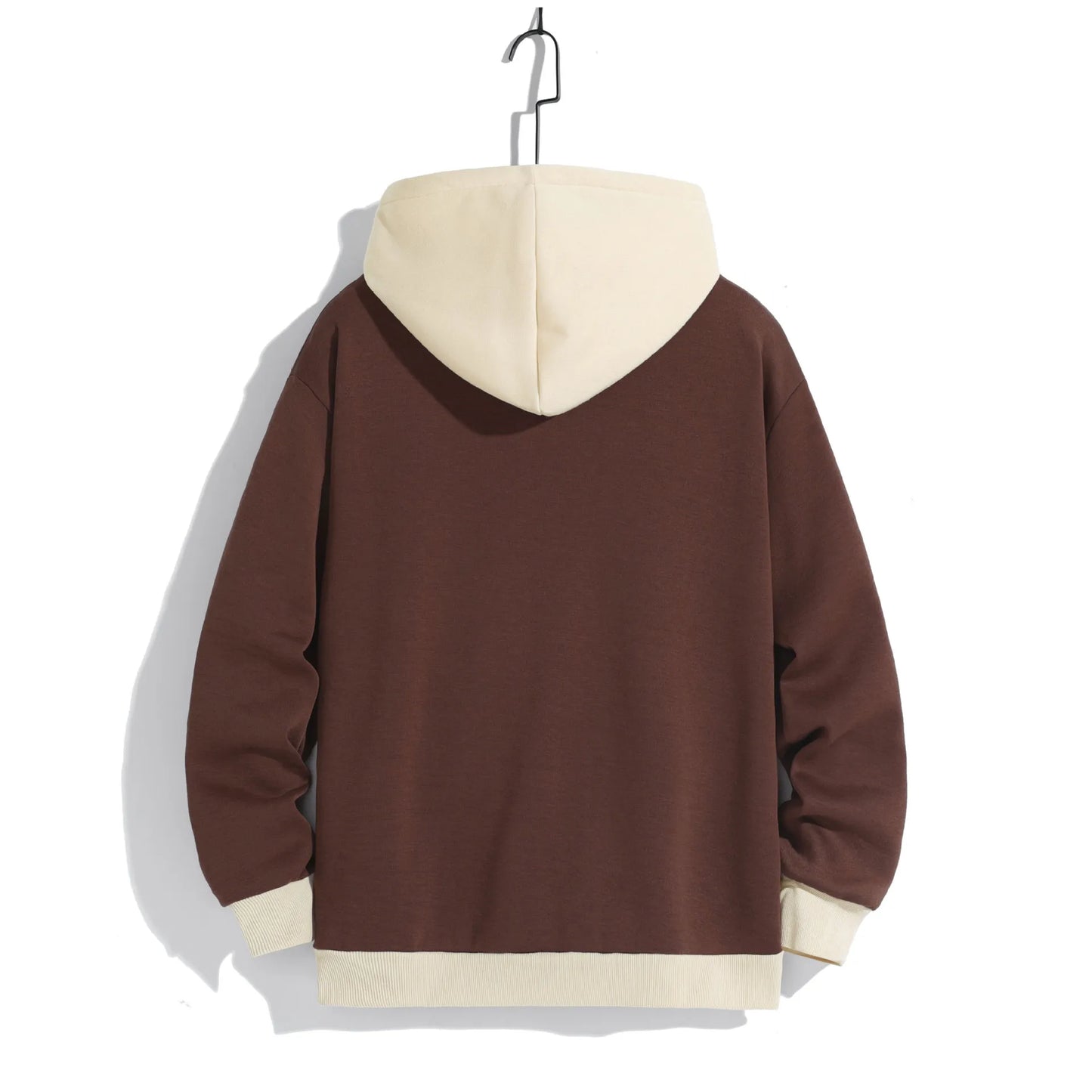 Men's Casual Hoodies - Warm Polyester Knit Pullover | Loose Fit Sport Sweatshirt - ZOOMNSTORE