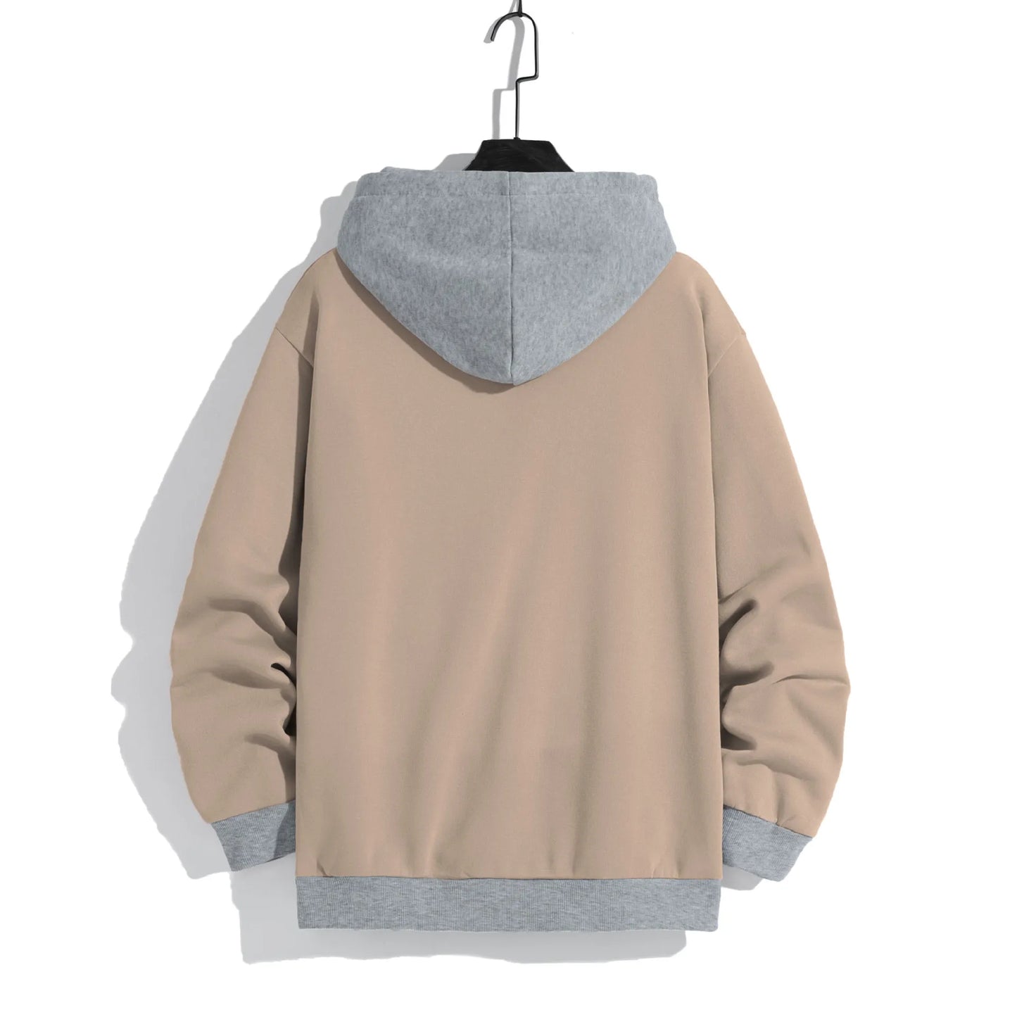 Men's Casual Hoodies - Warm Polyester Knit Pullover | Loose Fit Sport Sweatshirt - ZOOMNSTORE