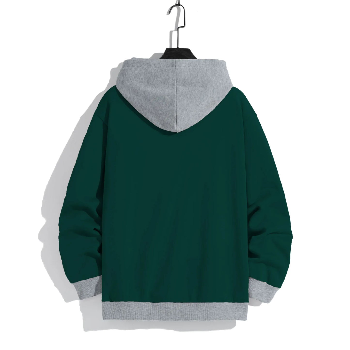 Men's Casual Hoodies - Warm Polyester Knit Pullover | Loose Fit Sport Sweatshirt - ZOOMNSTORE
