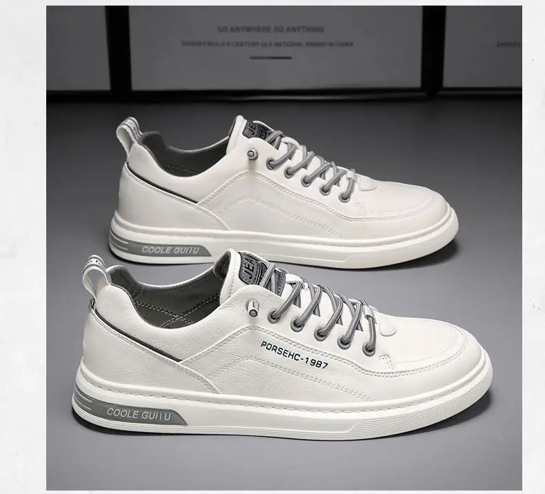 Men's Casual Shoes - Comfortable Outdoor Sneakers With Shock Absorption & Elastic Band Closure - ZOOMNSTORE