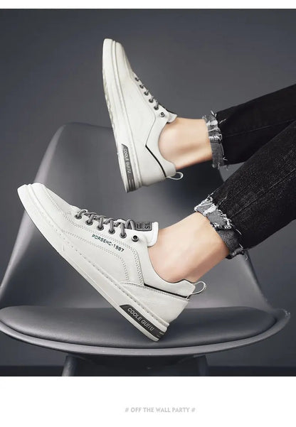 Men's Casual Shoes - Comfortable Outdoor Sneakers With Shock Absorption & Elastic Band Closure - ZOOMNSTORE