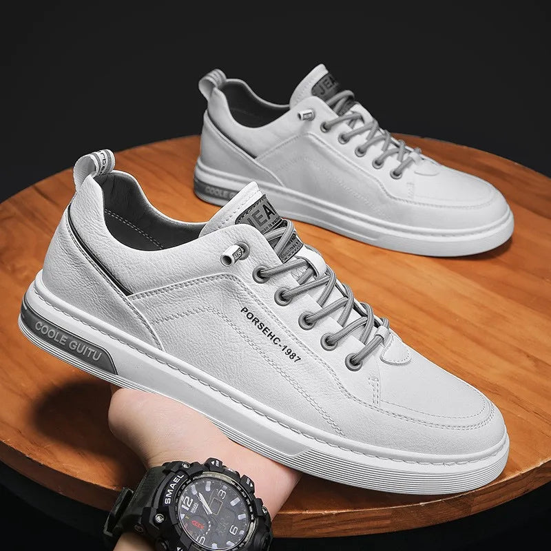 Men's Casual Shoes - Comfortable Outdoor Sneakers With Shock Absorption & Elastic Band Closure - ZOOMNSTORE