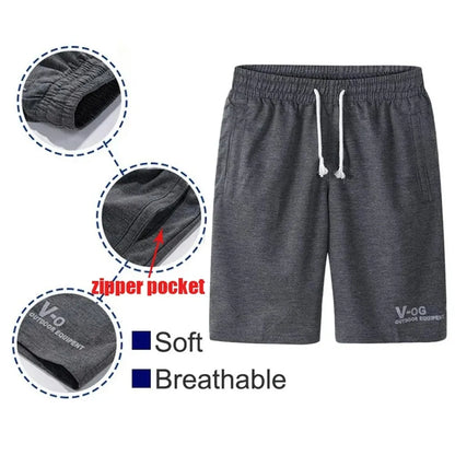 Mens Beach Shorts - Breathable Loose Boardshorts for Fitness - ZOOMNSTORE