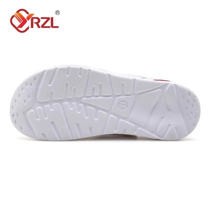 Mens Slip-On Beach Sandals - Soft Non-Slip Casual Slippers - ZOOMNSTORE