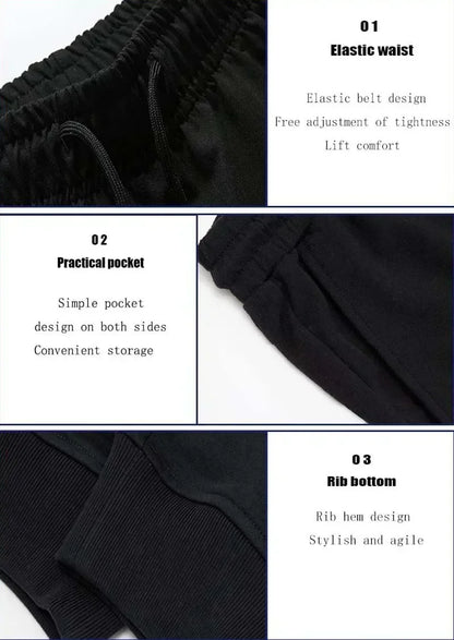 2025 Men's outdoor activity fashionable thick pants new casual loose printed sports pants for spring and autumn winter Fashion - ZOOMNSTORE