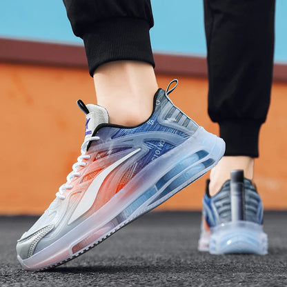 Men's Casual Sports Shoes – Breathable Mesh Knitted Lightweight Running Sneakers - ZOOMNSTORE