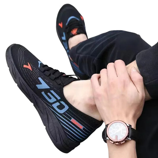 Mens Casual Sports Sneakers - Breathable Outdoor Running  Walking Shoes - ZOOMNSTORE