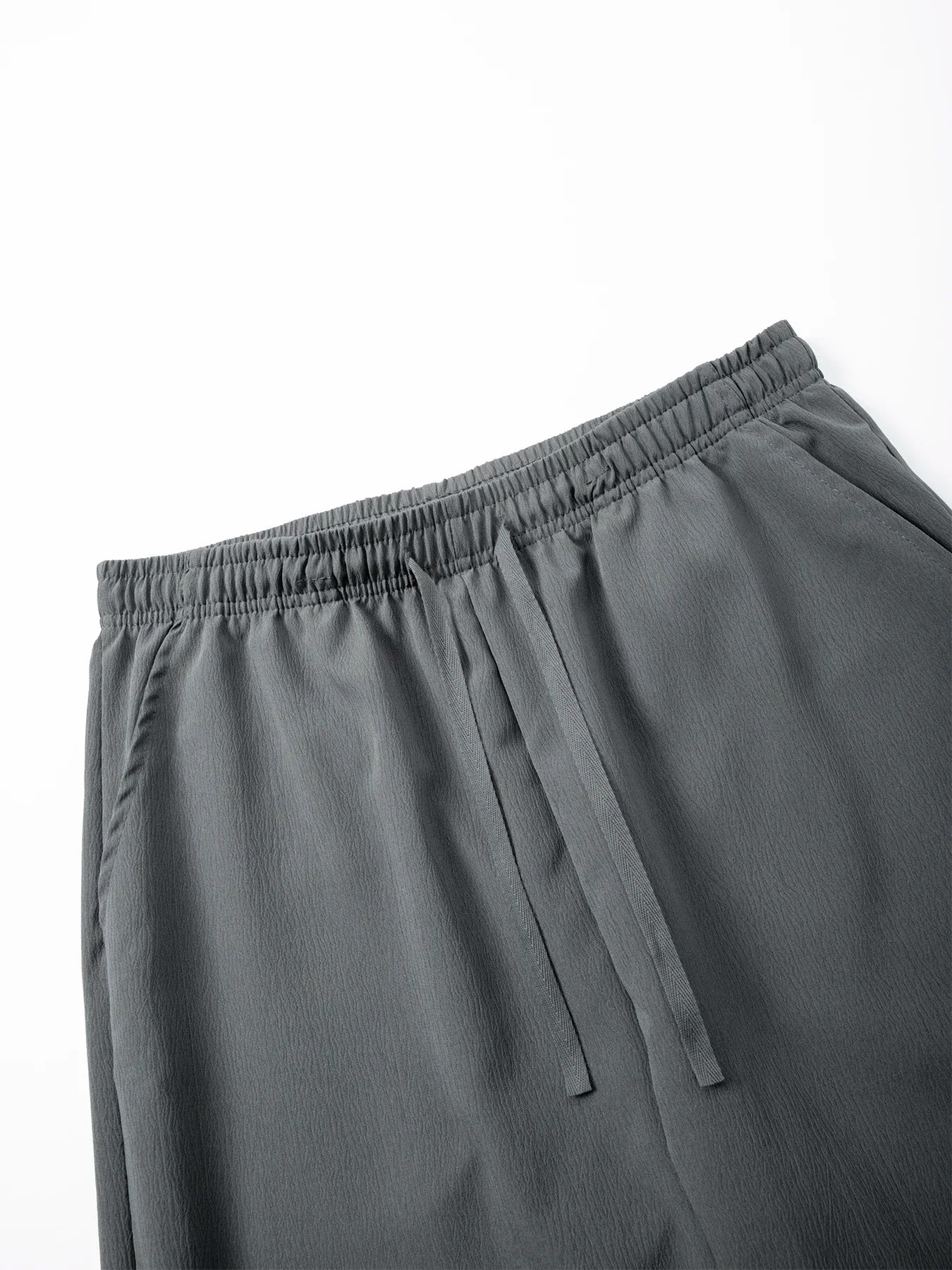 Men's Casual Straight Trousers Summer Autumn Breathable Solid Color Long Pants Drawstring Fitness Sweatpants Men Streetwear - ZOOMNSTORE