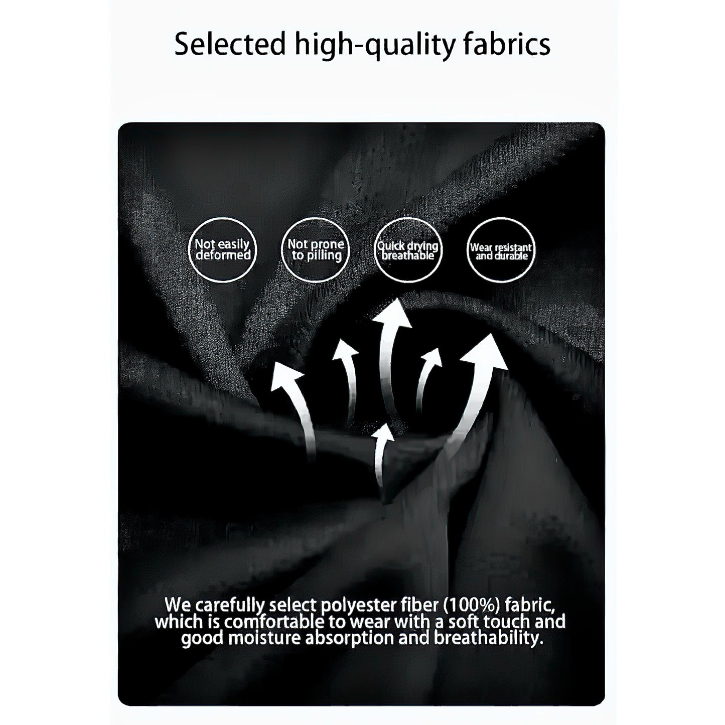 Men's Casual T-Shirt - Loose Fit 3D Letter Print Tee | Breathable Polyester Summer Shirt - ZOOMNSTORE