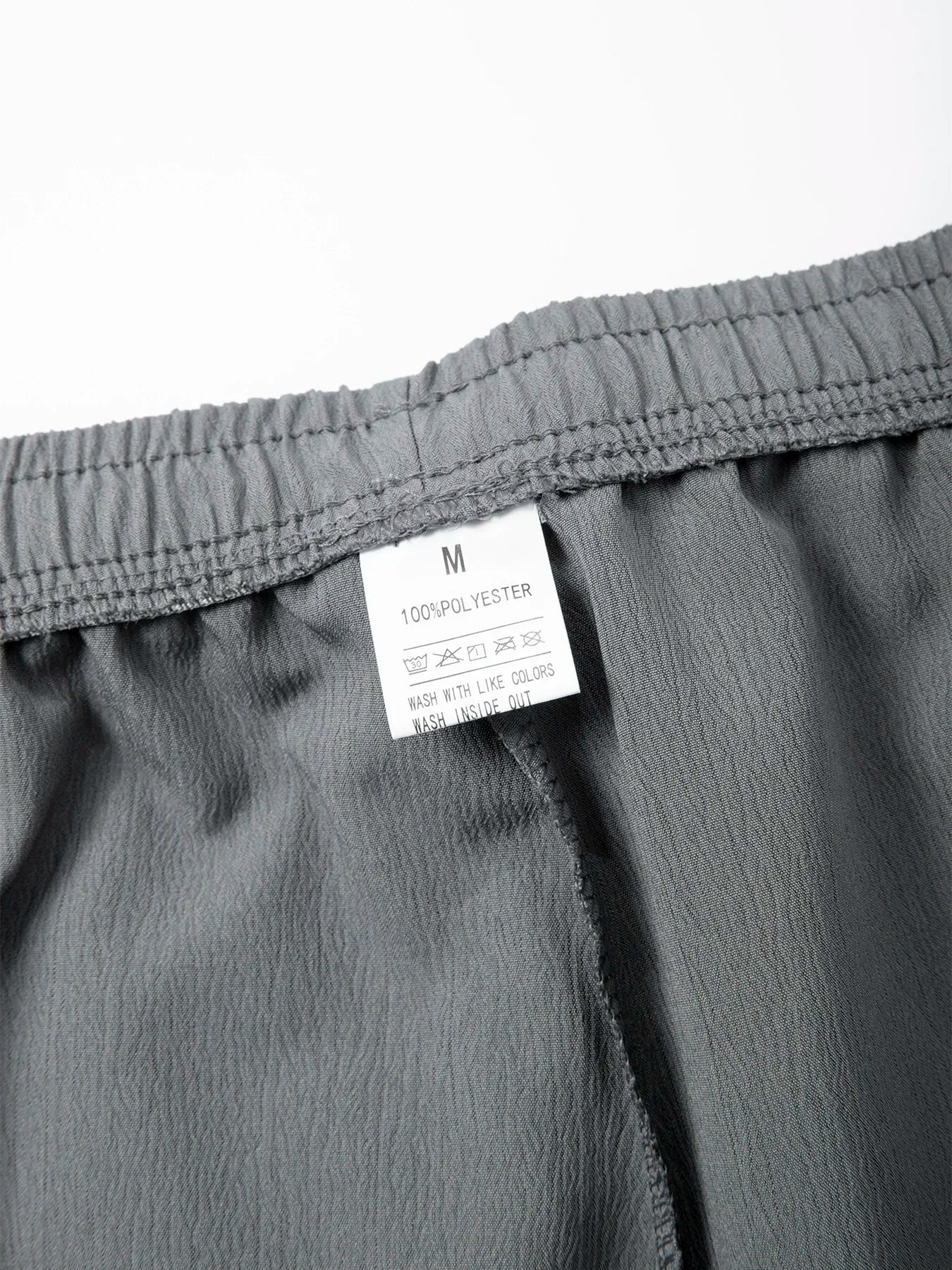 Men's Casual Straight Trousers Summer Autumn Breathable Solid Color Long Pants Drawstring Fitness Sweatpants Men Streetwear - ZOOMNSTORE