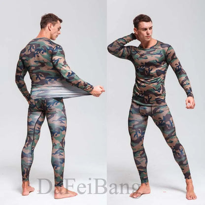 Men's Compression Gym Tights - Muscle Support Workout Pants | Quick Dry Sportswear Set - ZOOMNSTORE