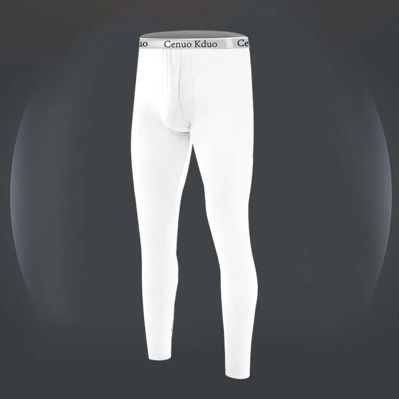 2024 New Men's Tight Sports Pants Slim Pants Autumn And Winter Thermal Pants Plush High Stretch Quick Drying Compression Pants - ZOOMNSTORE