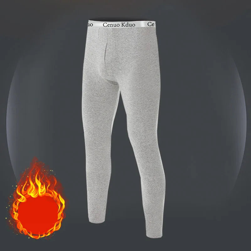 2024 New Men's Tight Sports Pants Slim Pants Autumn And Winter Thermal Pants Plush High Stretch Quick Drying Compression Pants - ZOOMNSTORE