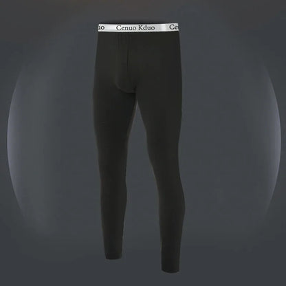 2024 New Men's Tight Sports Pants Slim Pants Autumn And Winter Thermal Pants Plush High Stretch Quick Drying Compression Pants - ZOOMNSTORE