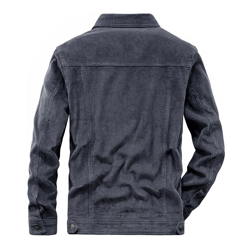 Men's Corduroy Jacket – Retro Mountaineering Coat | Cotton Cargo Outdoor Sports Jacket - ZOOMNSTORE