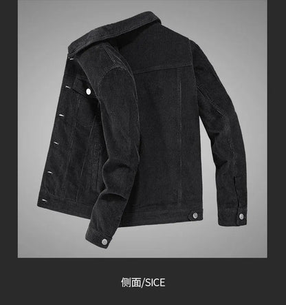 Men's Corduroy Jacket – Retro Mountaineering Coat | Cotton Cargo Outdoor Sports Jacket - ZOOMNSTORE