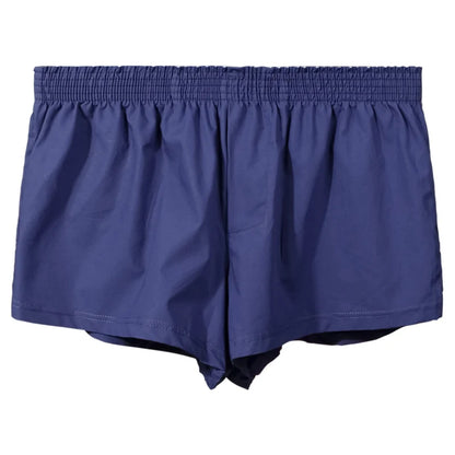 Men's Cotton Boxer Briefs – Breathable Loose Fit Summer Underwear, Large Size - ZOOMNSTORE