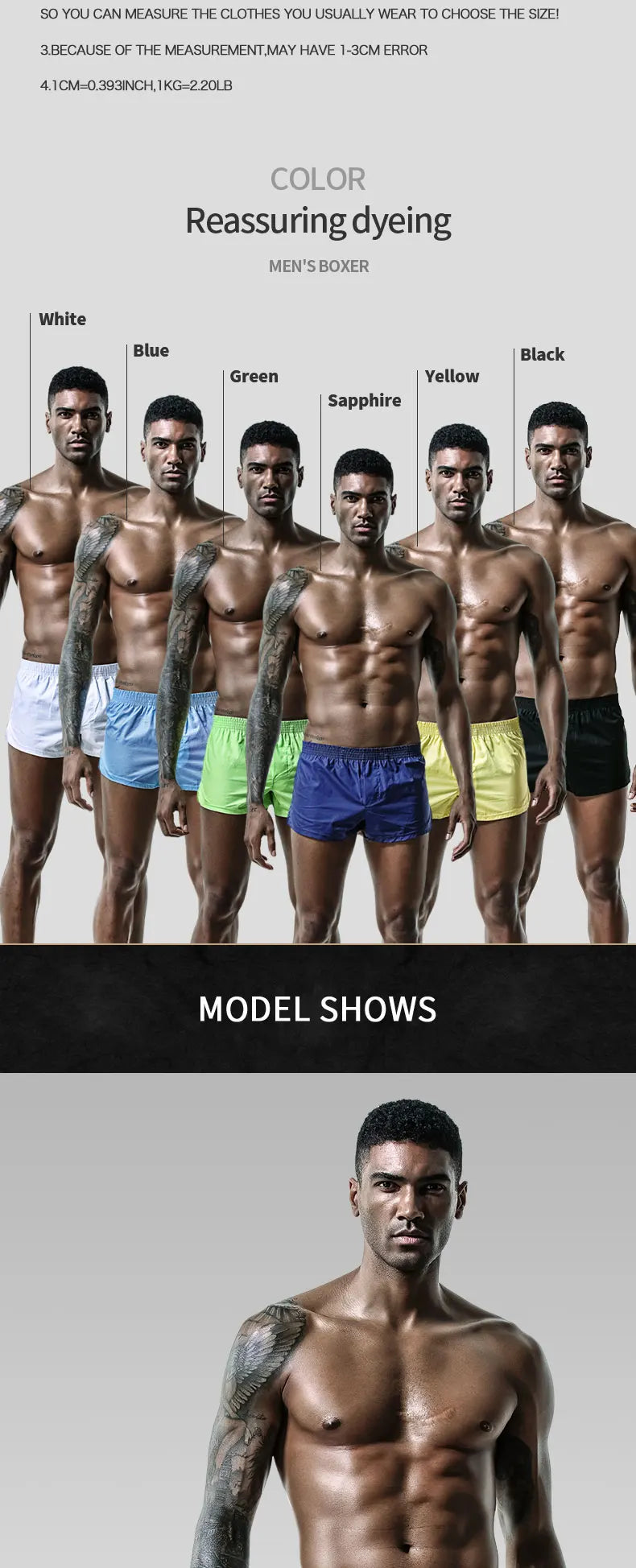 Men's Cotton Boxer Briefs – Breathable Loose Fit Summer Underwear, Large Size - ZOOMNSTORE