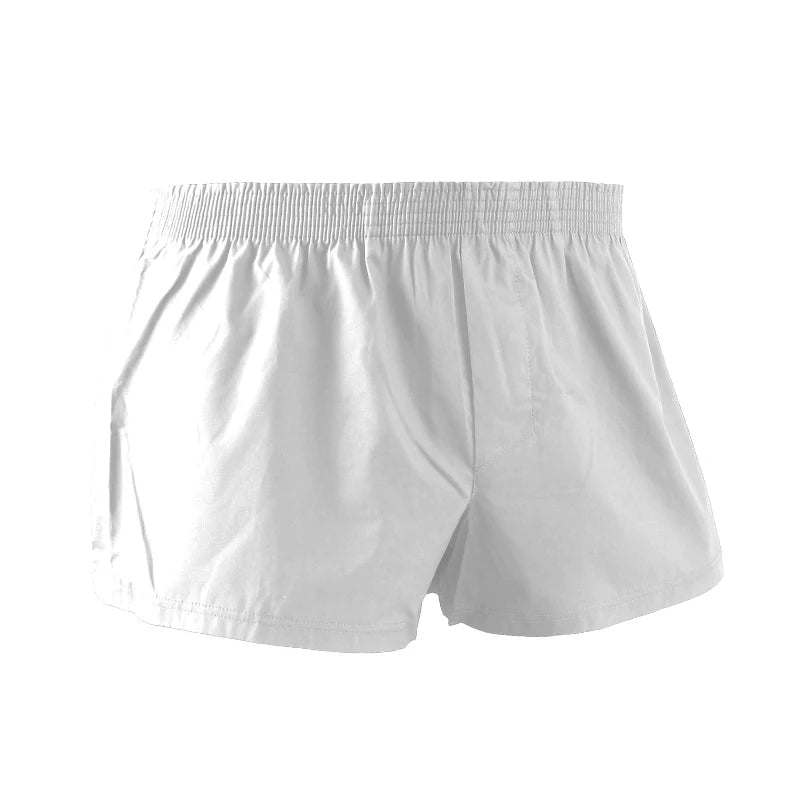 Men's Cotton Boxer Briefs – Breathable Loose Fit Summer Underwear, Large Size - ZOOMNSTORE
