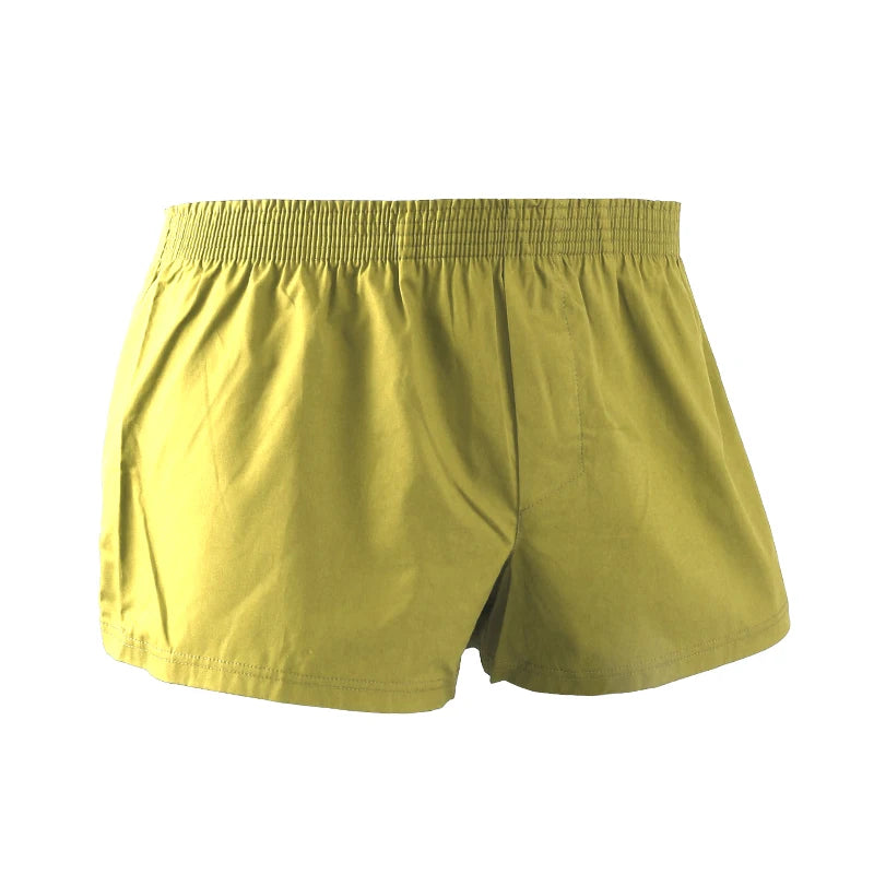 Men's Cotton Boxer Briefs – Breathable Loose Fit Summer Underwear, Large Size - ZOOMNSTORE