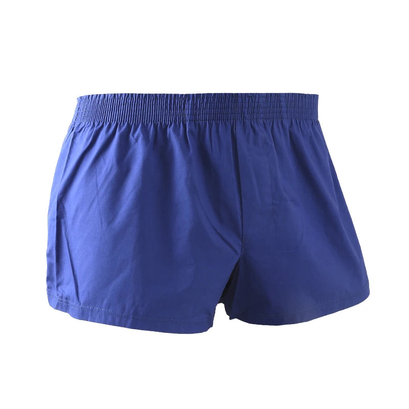 Men's Cotton Boxer Briefs – Breathable Loose Fit Summer Underwear, Large Size - ZOOMNSTORE