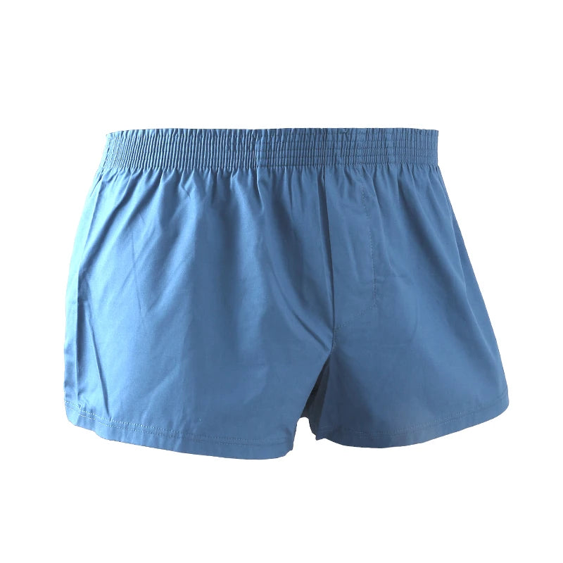 Men's Cotton Boxer Briefs – Breathable Loose Fit Summer Underwear, Large Size - ZOOMNSTORE