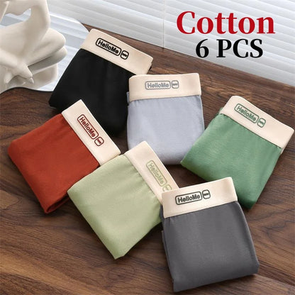 Men's Cotton Boxer Shorts - Breathable Anti Bacterial Boxers With Elastic Waistband - ZOOMNSTORE