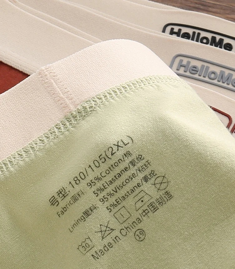 Men's Cotton Boxer Shorts - Breathable Anti Bacterial Boxers With Elastic Waistband - ZOOMNSTORE